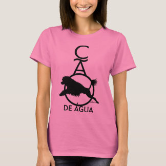 Camiseta Perro acuático portugués buceando cao de agua