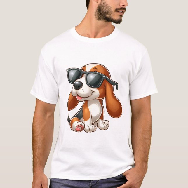 Camiseta perro adorable (Anverso)