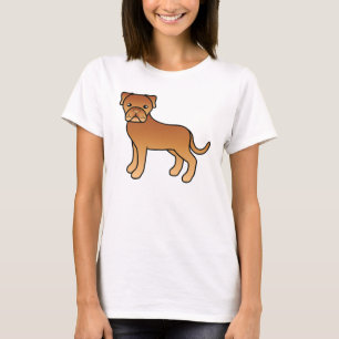 Camiseta Perro adorable de dibujos animados Dogue De Bordea