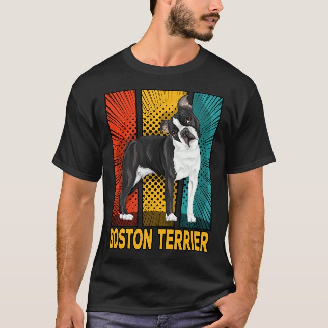 Camiseta Perro adorable de la vieja vieja vieja de Boston (Anverso)