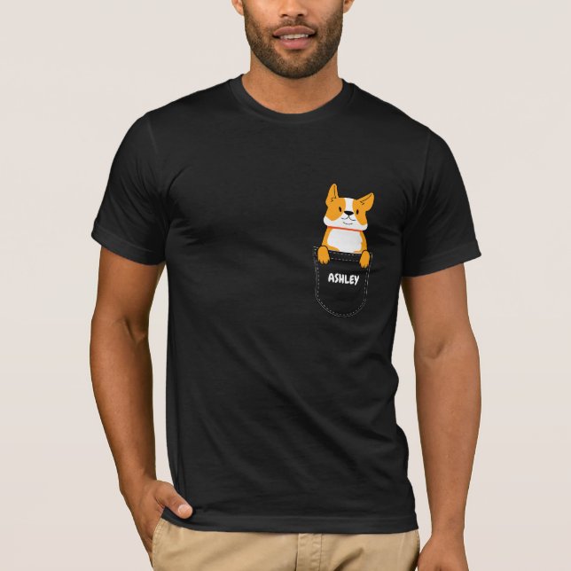 Camiseta Perro adorable de Poca Shiba Inu (Anverso)