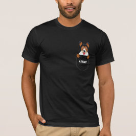 Camiseta Perro adorable de Pocket German Shepherd