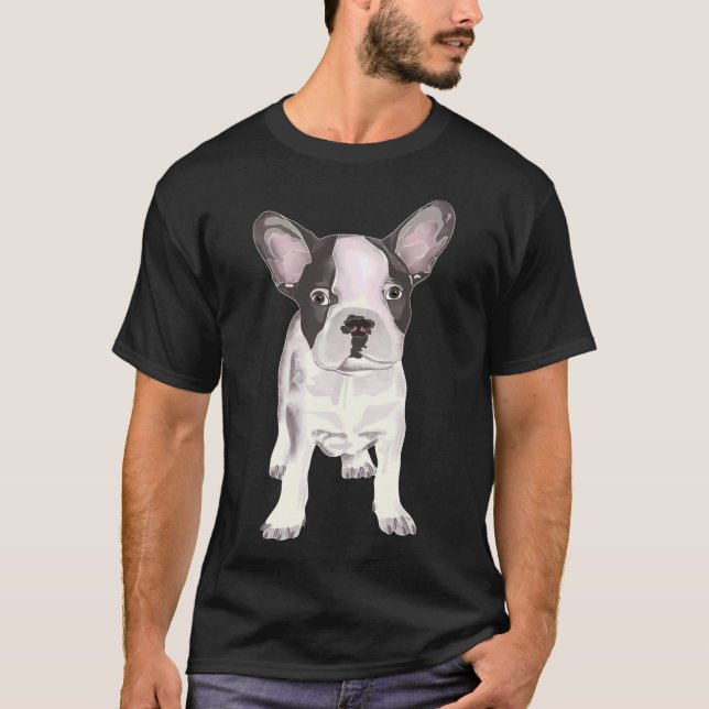 Camiseta Perro adorado con Bulldog francés (Anverso)