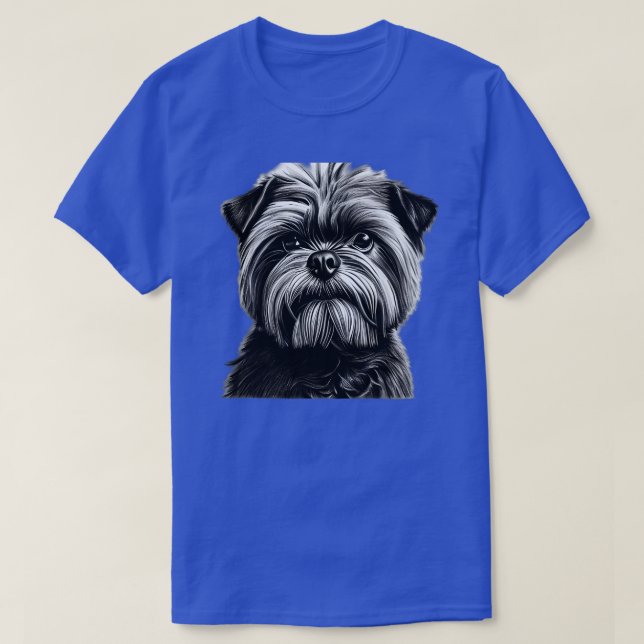 Camiseta Perro Affenpinscher (Diseño del anverso)