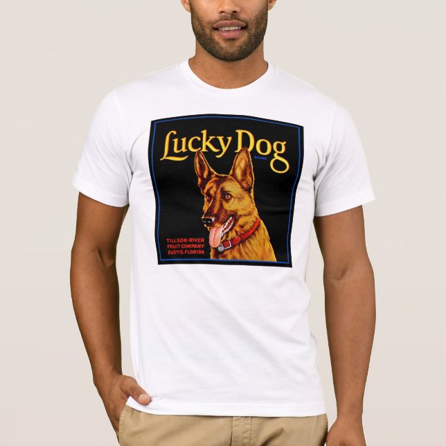 Camiseta Perro afortunado (Anverso)