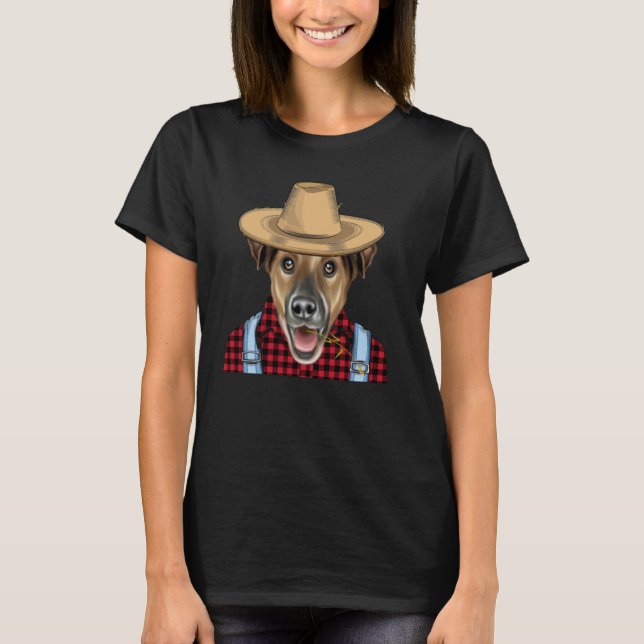 Camiseta Perro agricultor Smooth Fox Terrier (Anverso)
