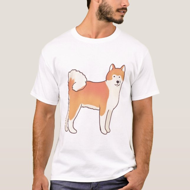 Camiseta Perro Akita inu Magic (Anverso)