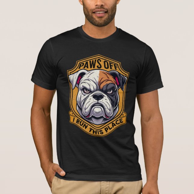 Camiseta Perro alfa, sin compromiso (Anverso)