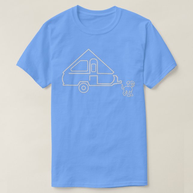 Camiseta Perro Aliner barandilla de viajes de marco A Feliz (Diseño del anverso)