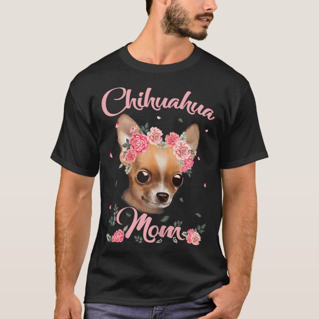 Camiseta Perro amante Perro mamá regaló el día de la madre  (Anverso)