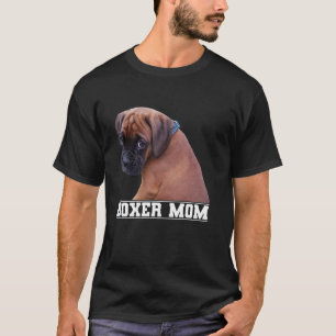 Camiseta Perro Amantes Boxer Mom
