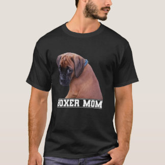 Camiseta Perro Amantes Boxer Mom