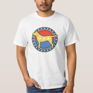 Camiseta Perro amarillo