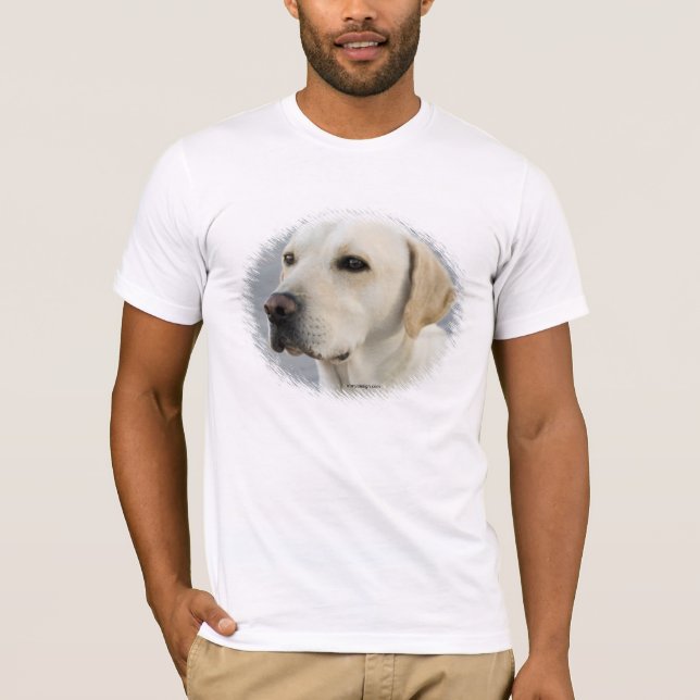 Camiseta Perro amarillo de Labrador (Anverso)