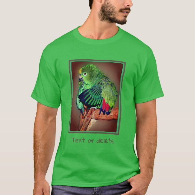 Camiseta Perro Amazónico Amarillo Cuto Personalizado (Anverso)
