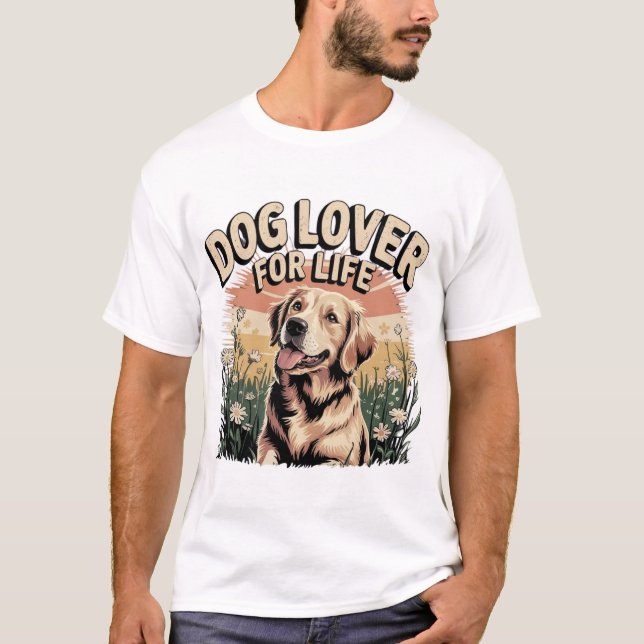 Camiseta "Perro Amor Por La Vida" (Anverso)