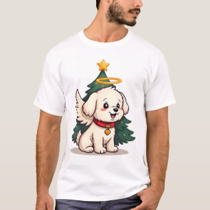 Camiseta Perro Ángel Maltés