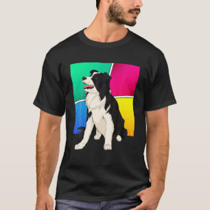 Camiseta Perro animal amante Mascota dueño de perro Pop Art