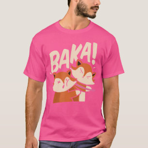 Camiseta Perro Anime Baka Bofetada Zorro Japonés Baka