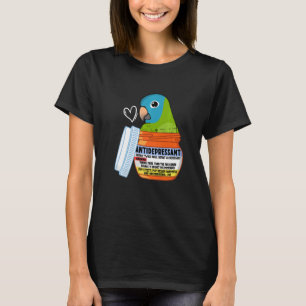 Camiseta Perro antidepresivo cutáneo I Conuro de corona azu