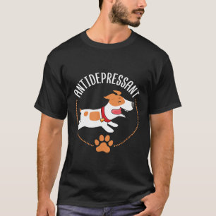 Camiseta Perro Antidepresivo Jack Russell Terrier Perros Fe