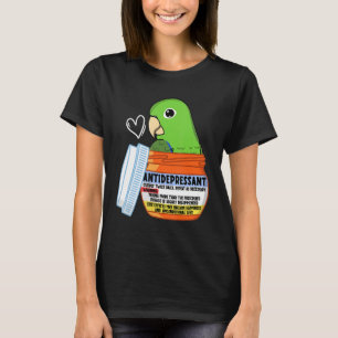 Camiseta Perro antidepresivo lindo I Perro verde