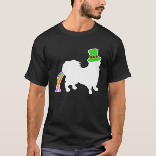Camiseta Perro arcoiris del Día de San Patricio Pekingese