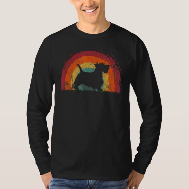 Camiseta Perro arcoiris salvaje escocés (Anverso)