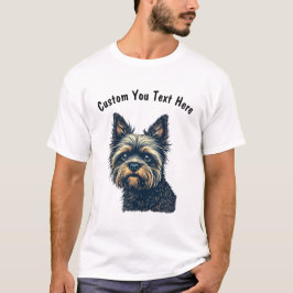 Camiseta Perro asador de Bruselas personalizable