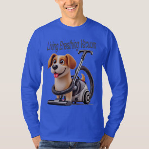 Camiseta Perro Aspiradora Vivo y Respirando