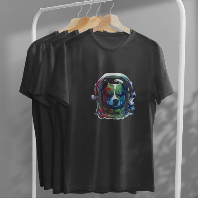 Camiseta Perro astronauta arcoiris (Subido por el creador)