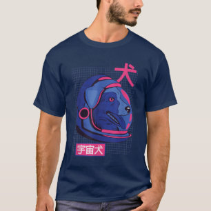 Camiseta Perro astronauta en el espacio Shiba Inu Akita Boy
