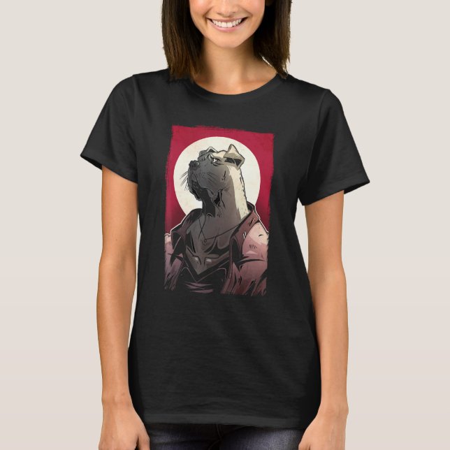Camiseta Perro Atleta Saludable Negro (Anverso)