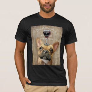 Camiseta Perro Au Vin, Bulldog francés