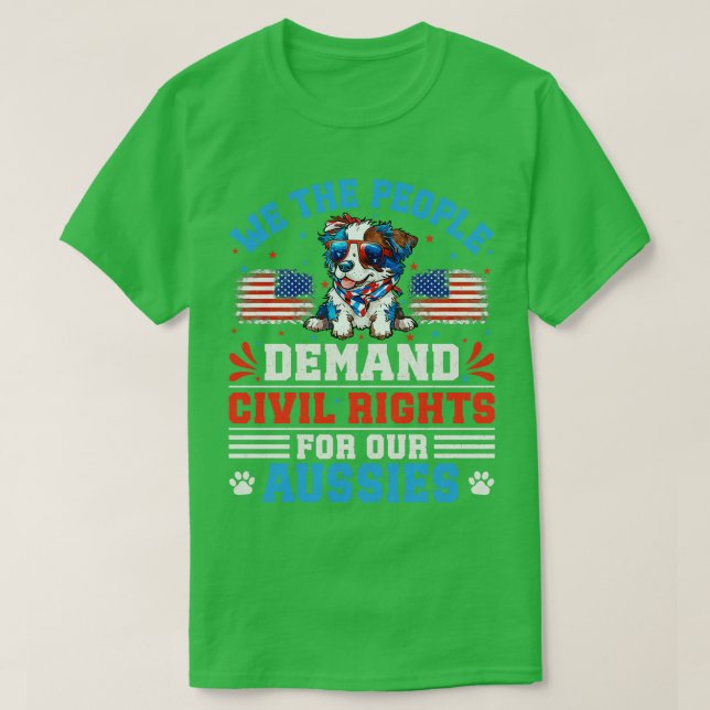 Camiseta Perro australiano 3 (Diseño del anverso)