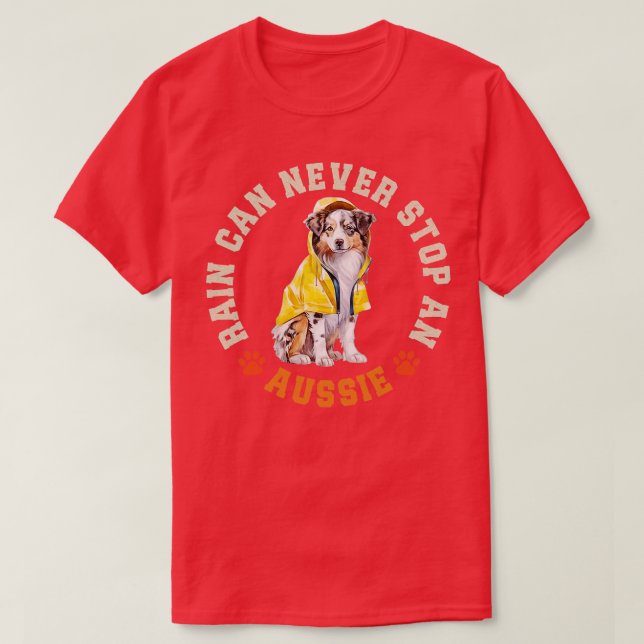 Camiseta Perro australiano 4 (Diseño del anverso)
