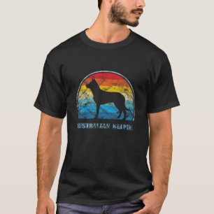 Camiseta Perro australiano de diseño de cosecha de kelpie