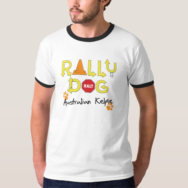 Camiseta Perro australiano de la reunión del Kelpie (Anverso)