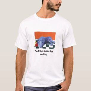 Camiseta Perro australiano del ganado de servicio
