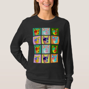 Camiseta Perro australiano del ganado del arte pop