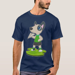 Camiseta Perro Avión de papel