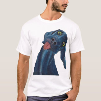 Camiseta Perro azul tonto