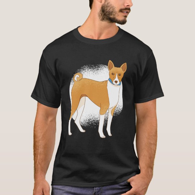 Camiseta Perro Basenji (Anverso)