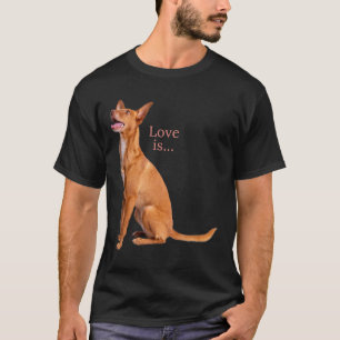 Camiseta Perro Basenji Amor Basenji Perro Shirt Mamá Papá C