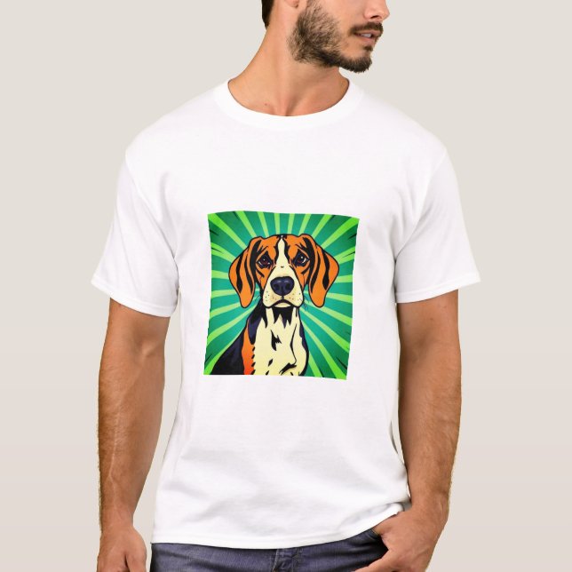 Camiseta Perro beagle (Anverso)