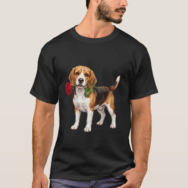 Camiseta Perro Beagle Adorable (Anverso)