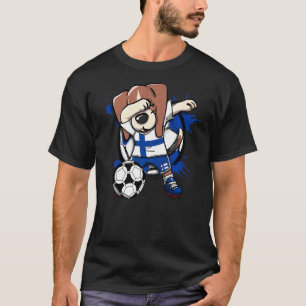 Camiseta Perro Beagle Dabbing Fans de Finlandia Pie de Jers