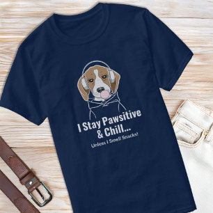 Camiseta Perro Beagle Divertido y Relajado