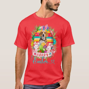 Camiseta Perro Beagle En Cebollas De Huevos De Pascua Felic