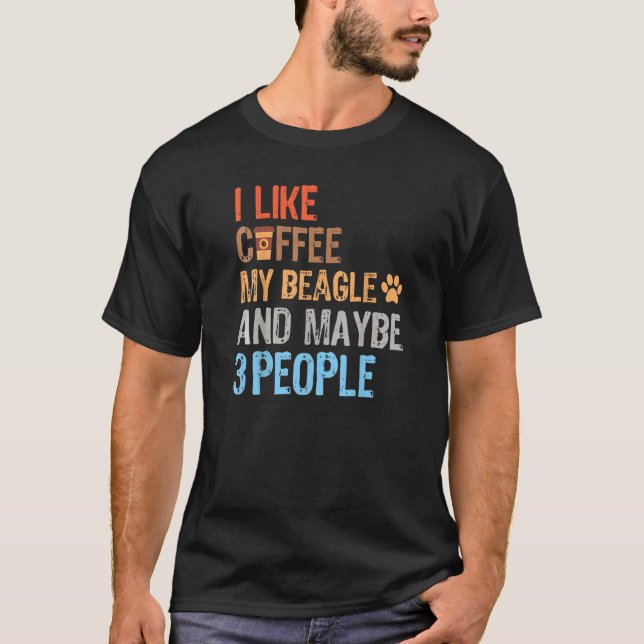 Camiseta Perro beagle para hombres o mujeres me gusta el ca (Anverso)